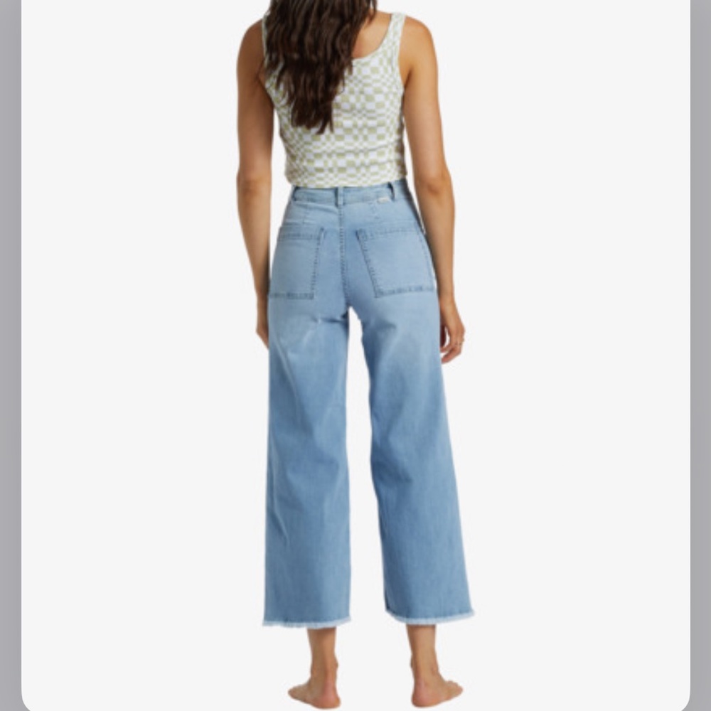 🔥🔥BILLABONG - INDIGO FREE FALL WIDE-LEG JEANS - Picture 5 of 15